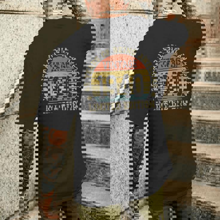 Vintage 1940 Edición Limitada 85-Year-Old 85Th Birthday Camiseta Hombre Estampado Espalda Regalos para él