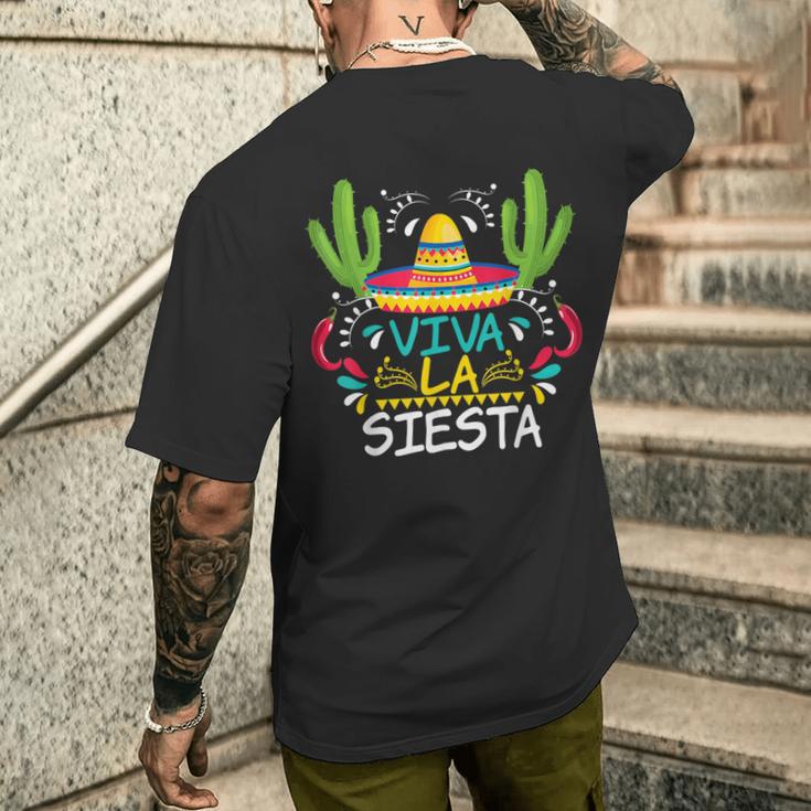 Viva La Siesta Cinco De Mayo Mexican T-Shirt mit Rückendruck Geschenke für Ihn