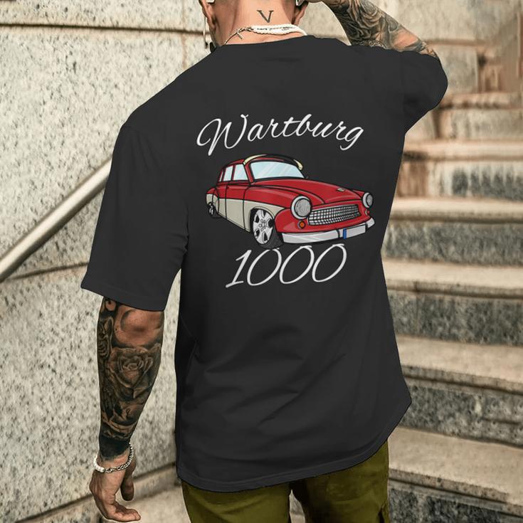 Wartburg 312 T-Shirt mit Rückendruck Geschenke für Ihn