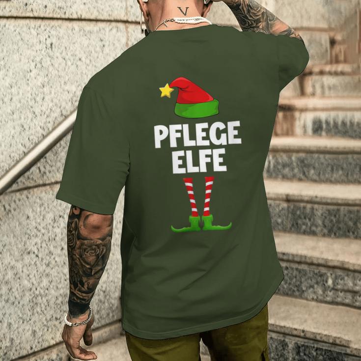 Care Elf Partner Look Elves Family Outfit Christmas T-Shirt mit Rückendruck Geschenke für Ihn