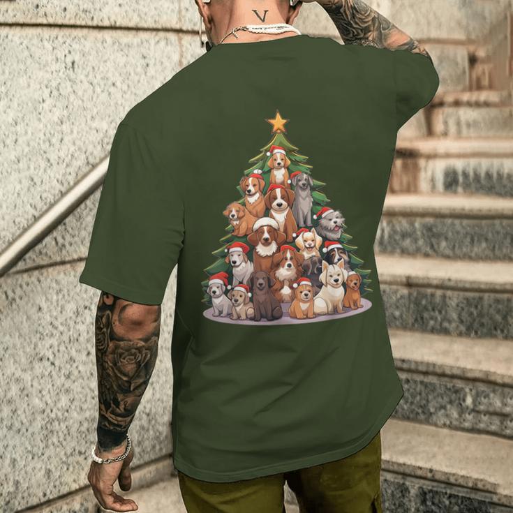 Christmas Family Children's Outfit Dogs Merry Christmas T-Shirt mit Rückendruck Geschenke für Ihn