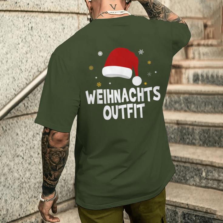 Christmas Outfit Santa Hat Christmas T-Shirt mit Rückendruck Geschenke für Ihn