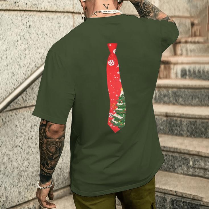 Christmas Tie Tie Boys T-Shirt mit Rückendruck Geschenke für Ihn