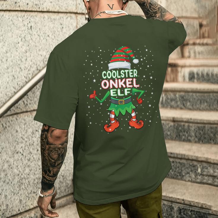 Coolster Uncle Elf Partner Look Family Outfit Christmas T-Shirt mit Rückendruck Geschenke für Ihn