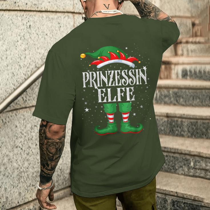 Princess Elf Outfit Christmas Family Christmas T-Shirt mit Rückendruck Geschenke für Ihn