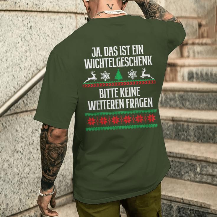 Secret Ideas Schrottwichteln Julklapp Christmas T-Shirt mit Rückendruck Geschenke für Ihn