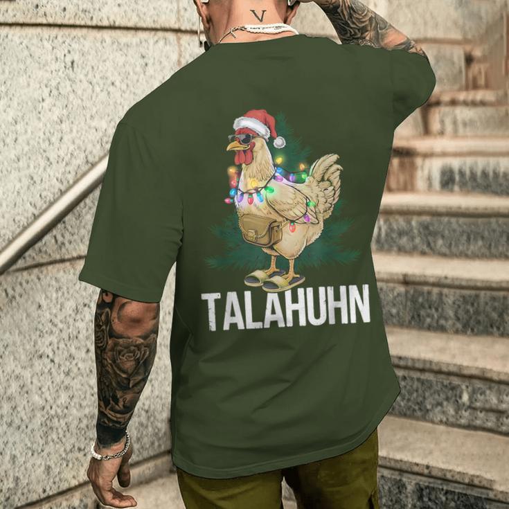 Talahuhn Christmas Hat Talahon Trendword Merry Christmas T-Shirt mit Rückendruck Geschenke für Ihn