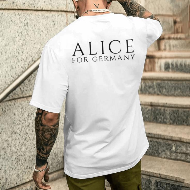 Alice For Germany Team Weidel T-Shirt mit Rückendruck Geschenke für Ihn