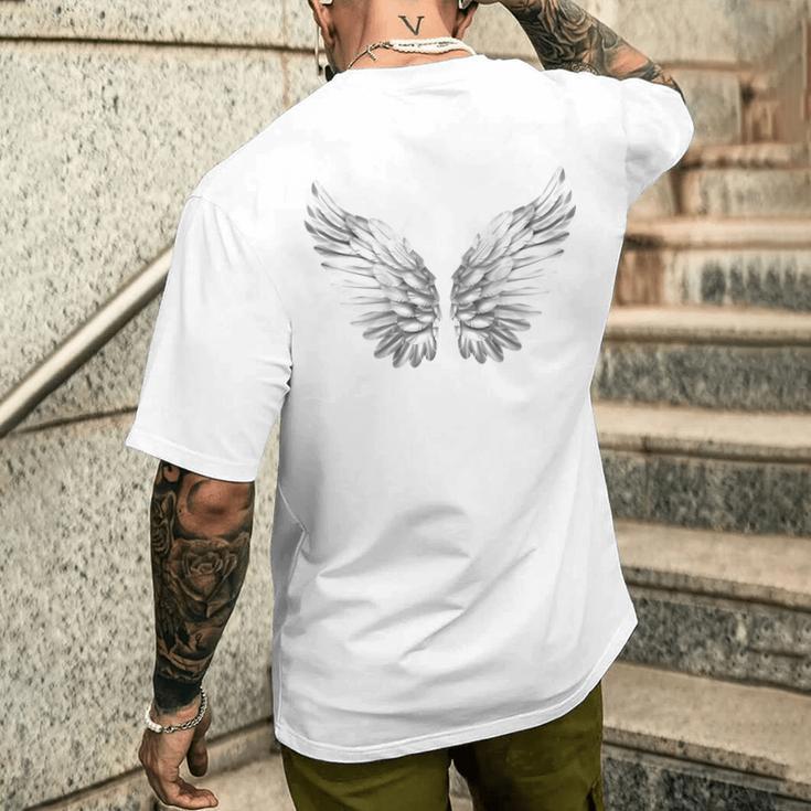 Angel Wings Angel Wings Angel Wings Angelwings Angel T-Shirt mit Rückendruck Geschenke für Ihn