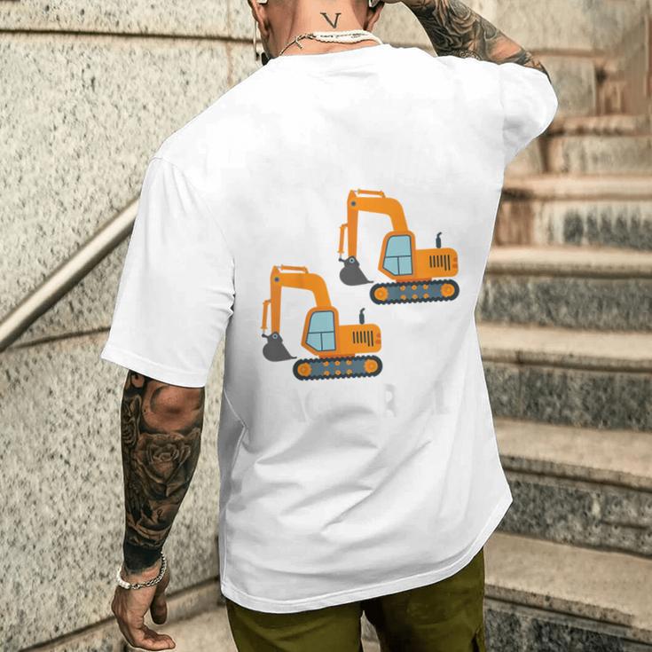 Children's Birthday I Am 2 Digger Old Boy 2 Years T-Shirt mit Rückendruck Geschenke für Ihn