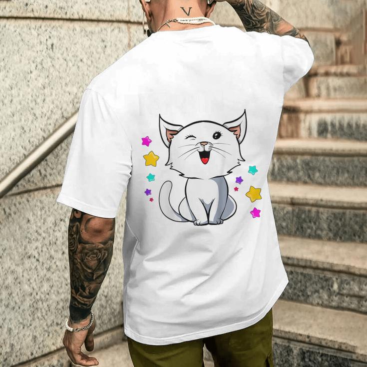 Children's Ich Bin 7 Jahre Alt Katzensieben 7Th Birthday T-Shirt mit Rückendruck Geschenke für Ihn