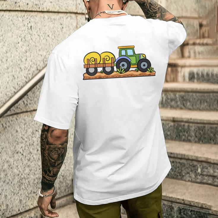 Children's Tractor Boysehicles Farm T-Shirt mit Rückendruck Geschenke für Ihn