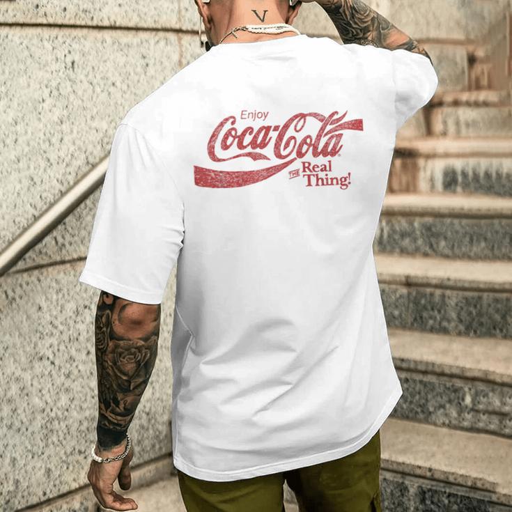 Coca Cola The True Blue T-Shirt mit Rückendruck Geschenke für Ihn