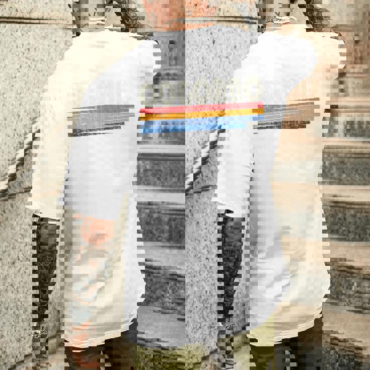 Cogorno Italia Retro 70S 80S Style Camiseta Hombre Estampado Espalda Regalos para él