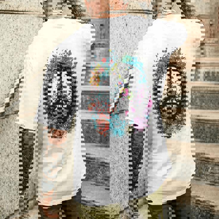 Cravate De Costume Hippie Avec Symbole De La Paix Des Années 60 Et 70 T-shirt imprimé au dos Cadeaux pour lui