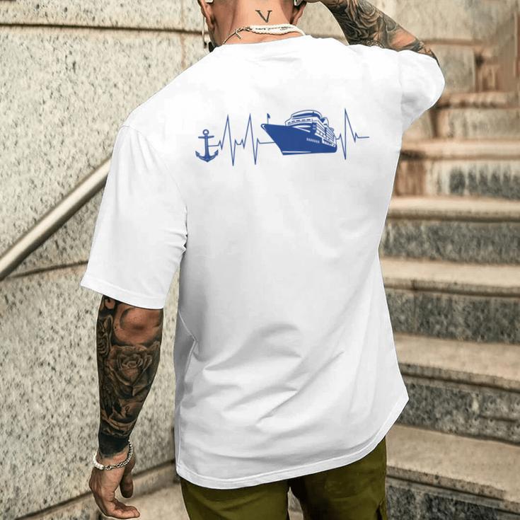 Cruise Ship Anchor Cruise S T-Shirt mit Rückendruck Geschenke für Ihn