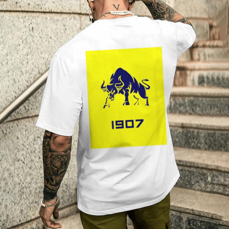 Fb Fener 1907 Football Blue T-Shirt mit Rückendruck Geschenke für Ihn