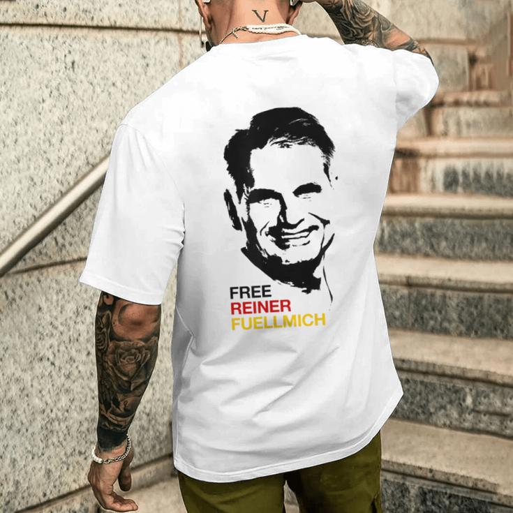 Free Reiner Fuellmich T-Shirt mit Rückendruck Geschenke für Ihn