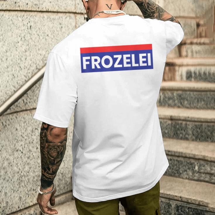 Frozelei Police Austria T-Shirt mit Rückendruck Geschenke für Ihn