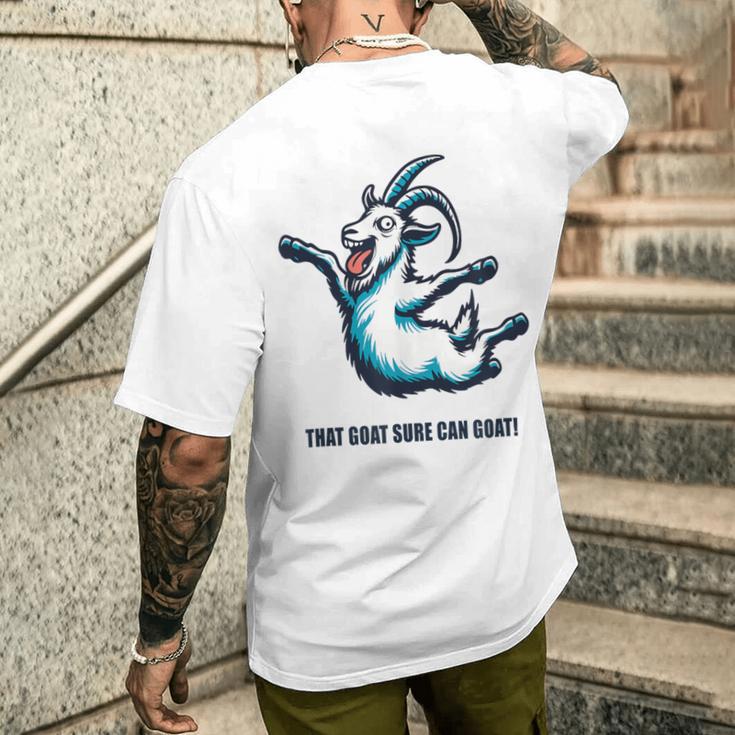 That Goat Sure Can Goat Simulator T-Shirt mit Rückendruck Geschenke für Ihn