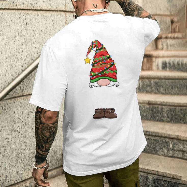 Grandpa Gnome Christmas Gnome Grandfather Long-Sleeved T-Shirt mit Rückendruck Geschenke für Ihn