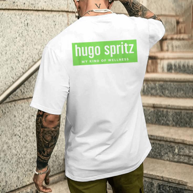 Hugo & Spritz My Kind Of Wellness Summer Cocktail Sparkling Team T-Shirt mit Rückendruck Geschenke für Ihn