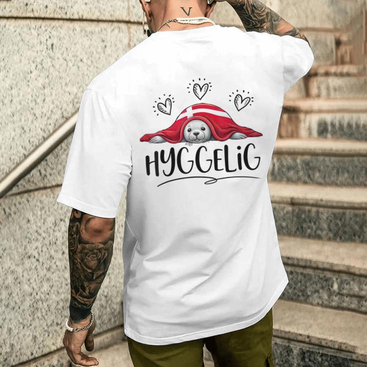 Hyggelig Hygge Denmark B Gray T-Shirt mit Rückendruck Geschenke für Ihn