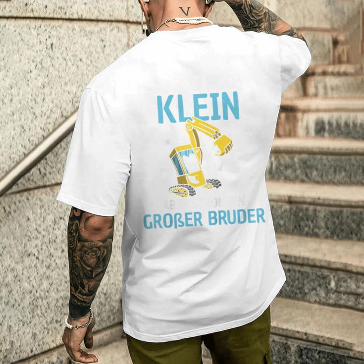 Ich Bin Noch Klein Aber Schon Ein Großer Bruder T-Shirt mit Rückendruck Geschenke für Ihn