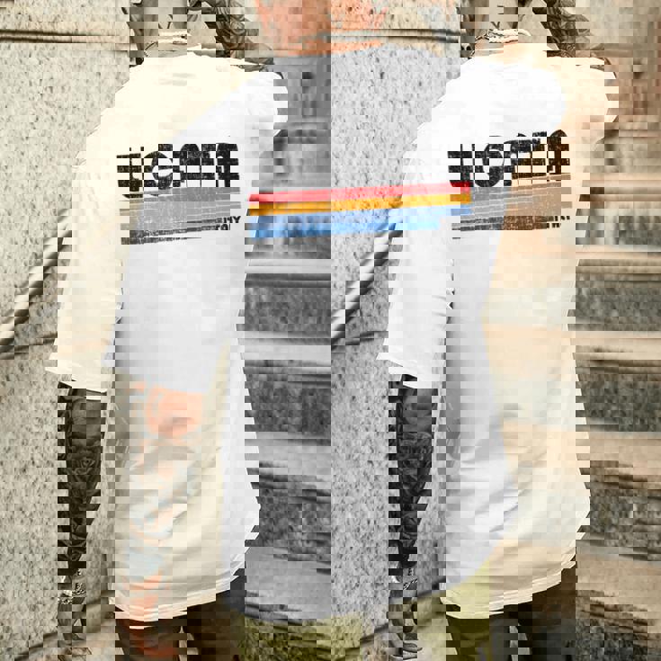 Licata Italia Retro 70S 80S Style Camiseta Hombre Estampado Espalda Regalos para él