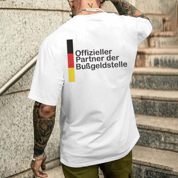 Official Partner Of The Penalty Point T-Shirt mit Rückendruck Geschenke für Ihn