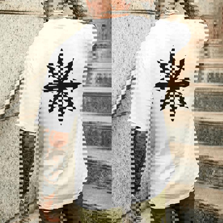 Symbole De L'étoile Du Chaos Punk Métal Pentagramme Anarchie T-shirt imprimé au dos Cadeaux pour lui