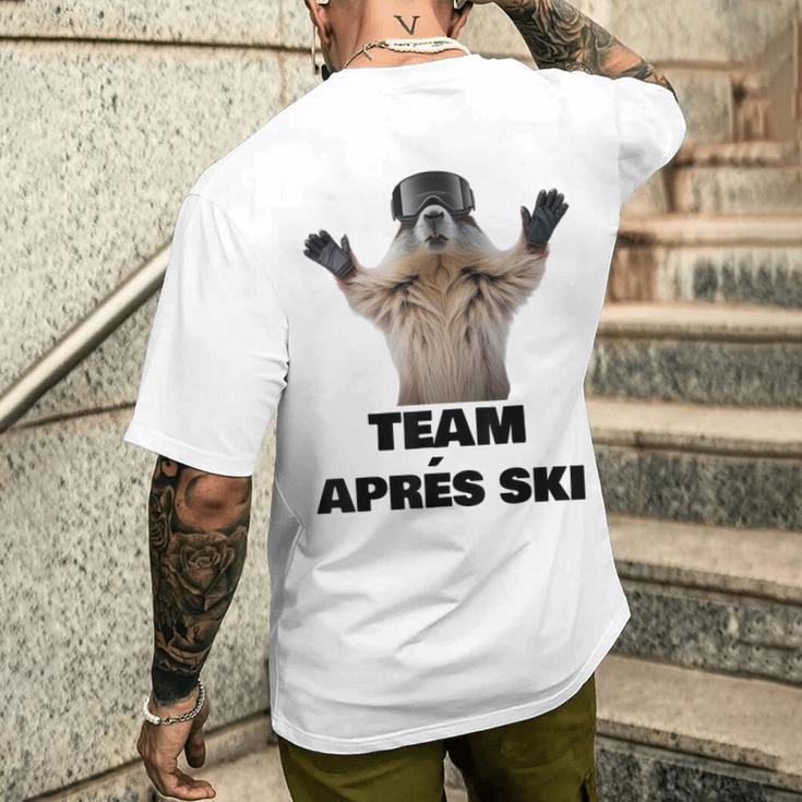 Team Aprés-Ski T-Shirt mit Rückendruck Geschenke für Ihn