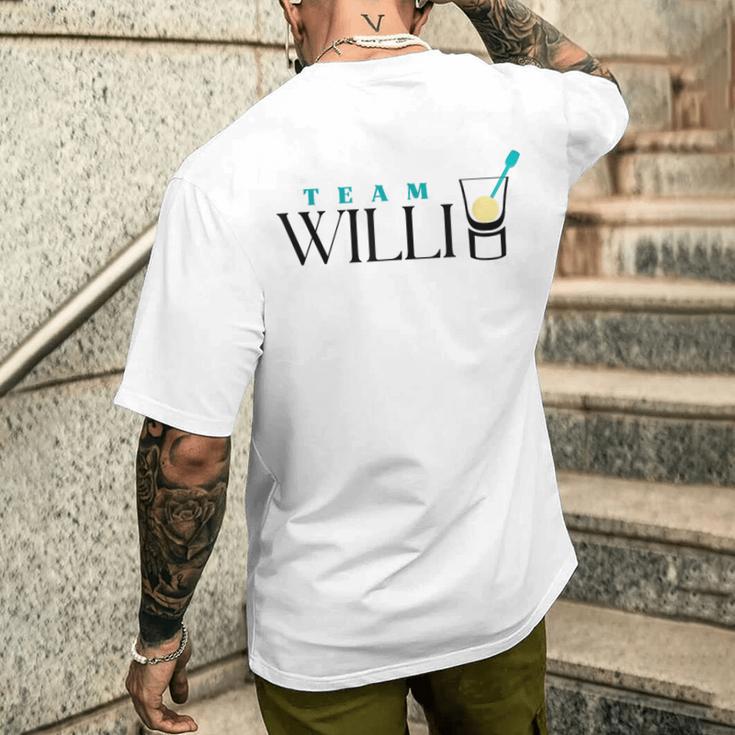 Team Willi Williams Christ Pear Schnapps Shot Apres Ski T-Shirt mit Rückendruck Geschenke für Ihn