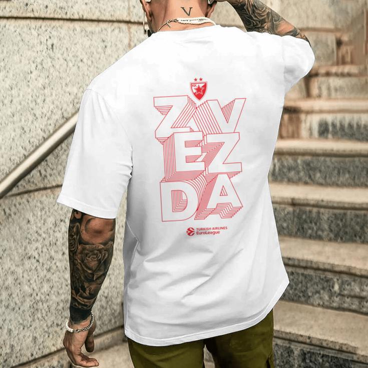 Zvezda Collection Red T-Shirt mit Rückendruck Geschenke für Ihn