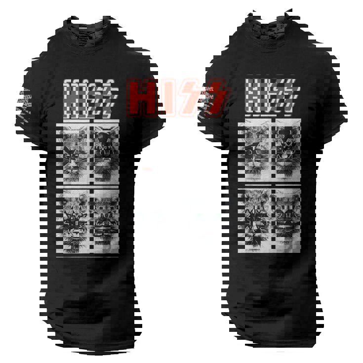 Raccoon Rock Music Concert Tee | USA Flag Sleeve | Unisex T-Shirt
