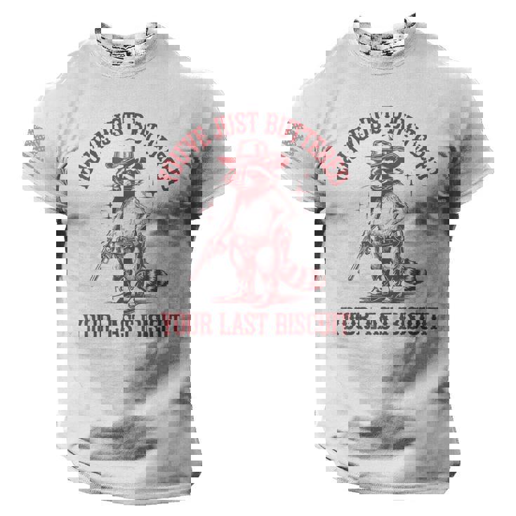 Cowboy Raccoon Men's Tee | American Flag Design USA