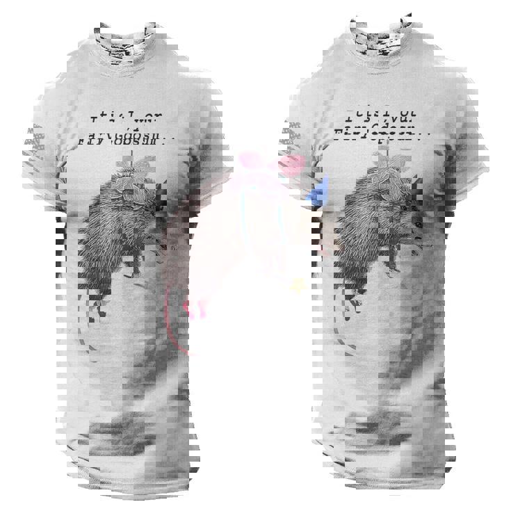 Fairy Godpossum Raccoon Tee - American Flag Men’s USA Shirt