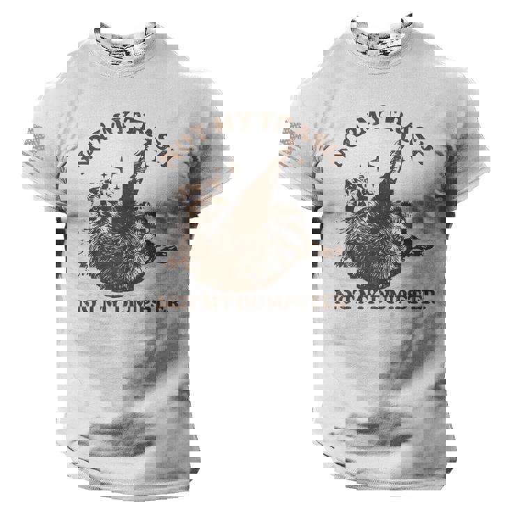 Sarcastic Raccoon Tee - Patriotic USA Flag Design for Men