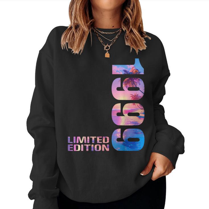 1999 Man Woman 25Th Birthday Limited Edition 25 Sweatshirt Frauen