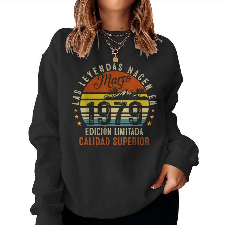 46 Cumpleaños 46 Años Hombre Mujer Vintage 1979 Regalo Sudadera con Capucha