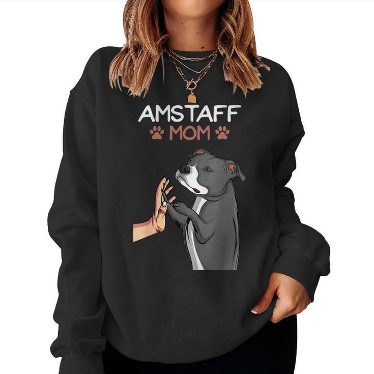 American Staffordshire Terrier Mama Amstaff Dog Sweatshirt Frauen