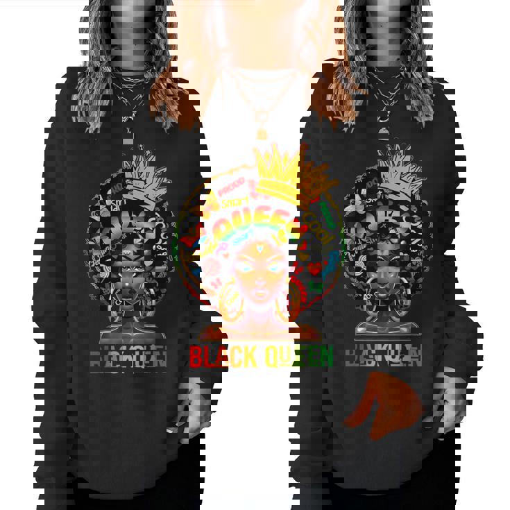 Black History Queen Black History Month African Womens Women Sweatshirt