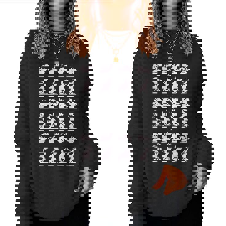 Bunny Yoga Conejitos Ejercicios Deportes Rabbit Fitness Sudadera Mujer