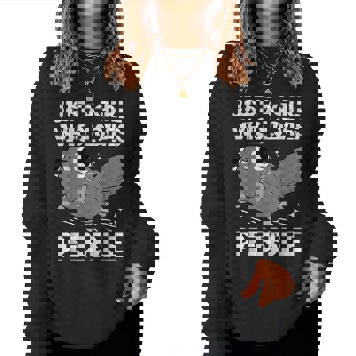 Dandy's World Pebble Just A Girl Who Loves Dandy's World Women Sweatshirt