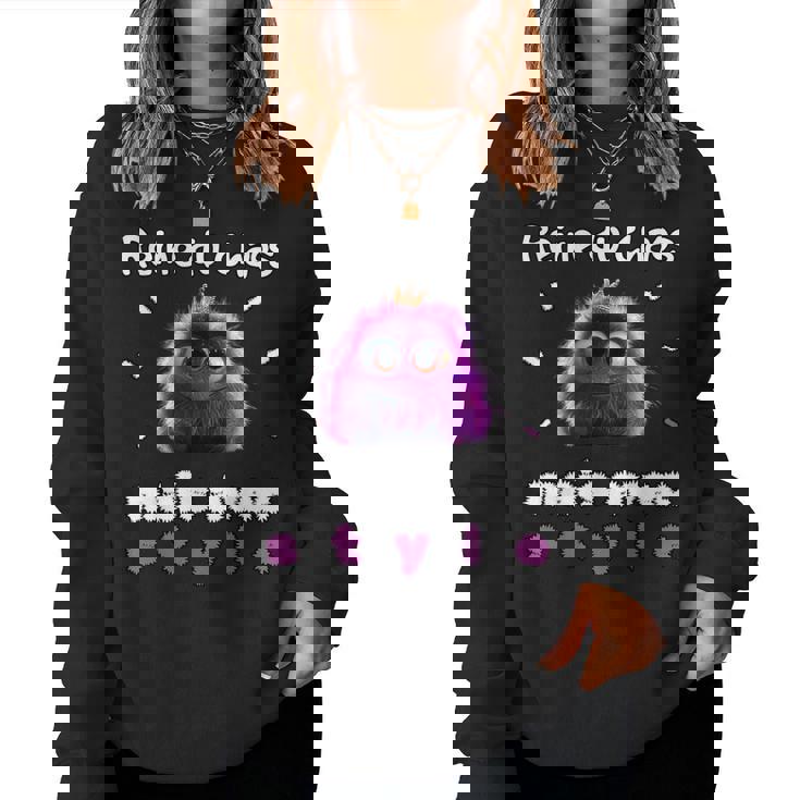 Enfant Humour Reine Du Chaos Cadeau Anniversaire Fille Sweat-shirt pour femme