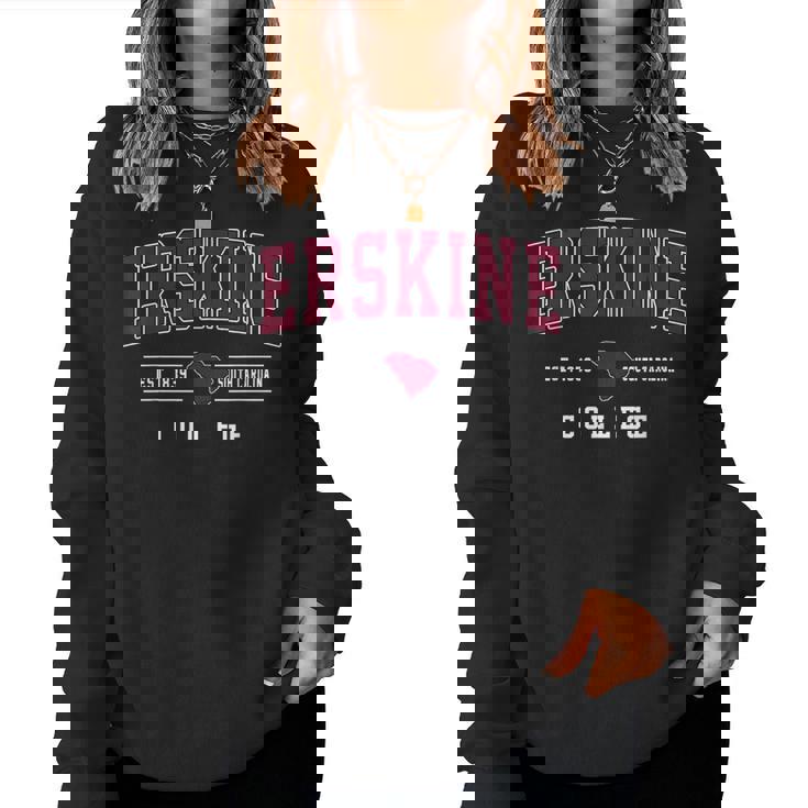 Erskine College Arch Vintage Women Women Sweatshirt