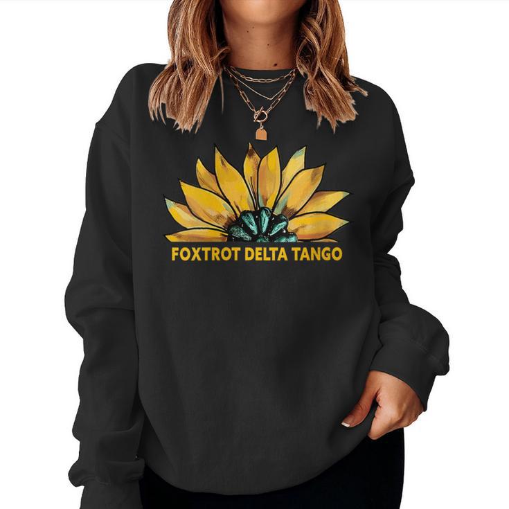 YourTops Women's Sunflower Sweatshirt – Floral Graphic Pullover, Long Sleeve Casual Top