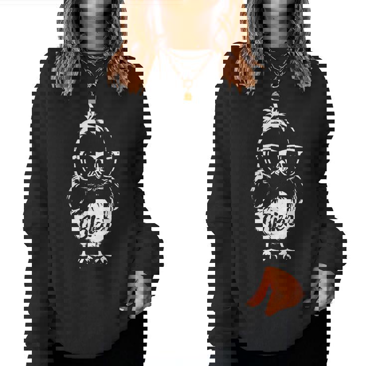 Biker Motorcycle Chick Rider Motorbike Women Women Sweatshirt