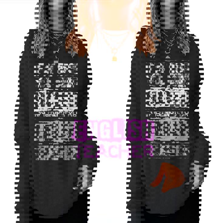 English Teacher Sudadera Mujer