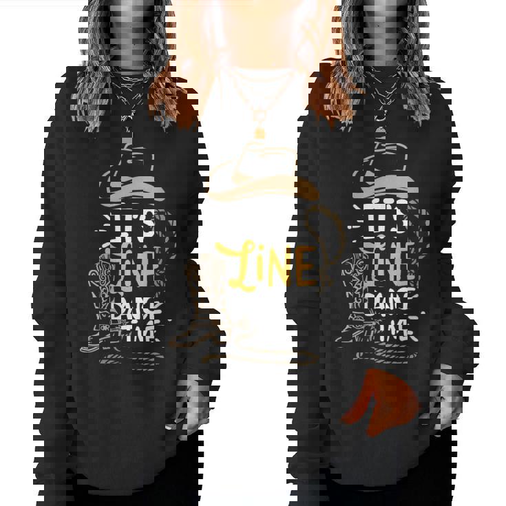 Line Dance It's Line Dance Time Bottes Western Sweat-shirt pour femme
